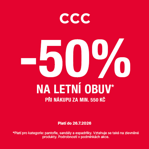 LETNÍ OBUV ZA POLOVINU!